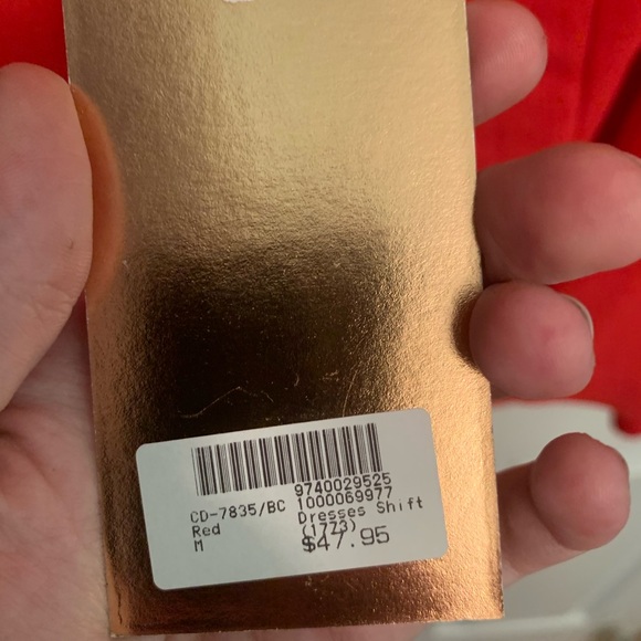 NWT Cotton Candy LA Red Mini Dress - Picture 5 of 6